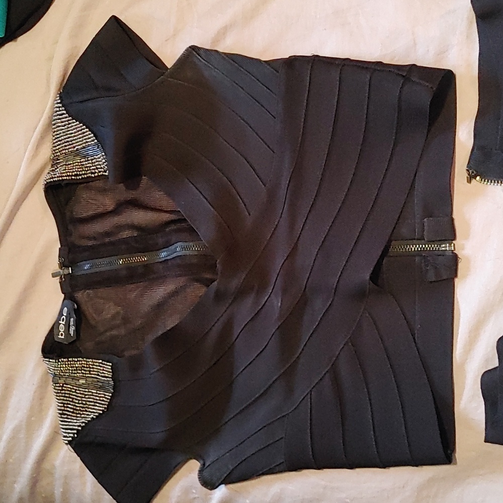 Bebe top and skirt
